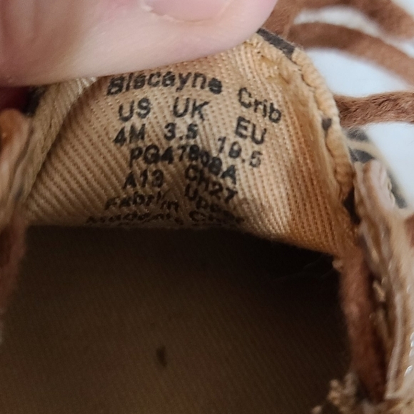 Sperry Top-Sider Infant Biscayne Crib shoes size 4 - Picture 3 of 8